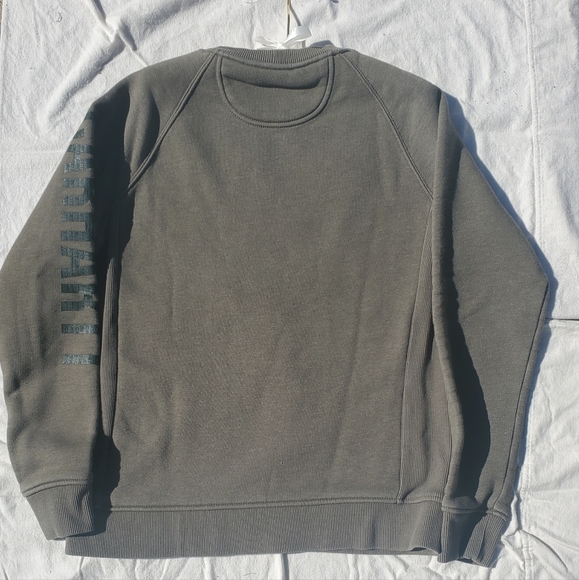 Women's midweight Carhartt graphic sweatshirt size M in basil green - Picture 3 of 3